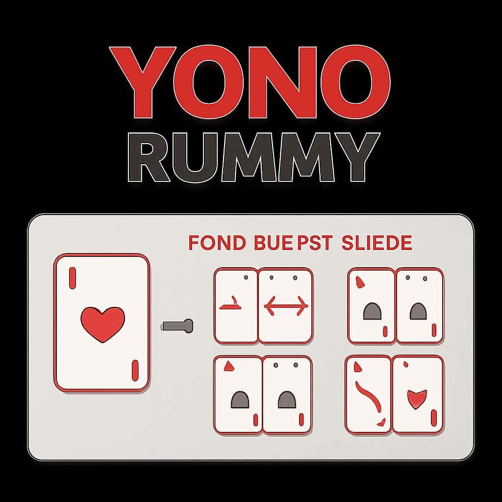 Illustration about Yono Rummy Guides.