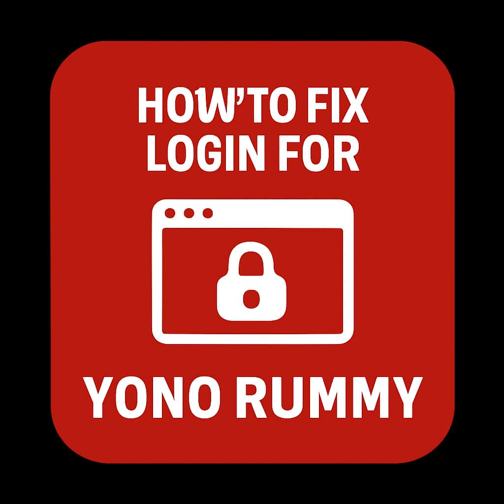 Simple badge representing support for Yono Rummy login assistance.