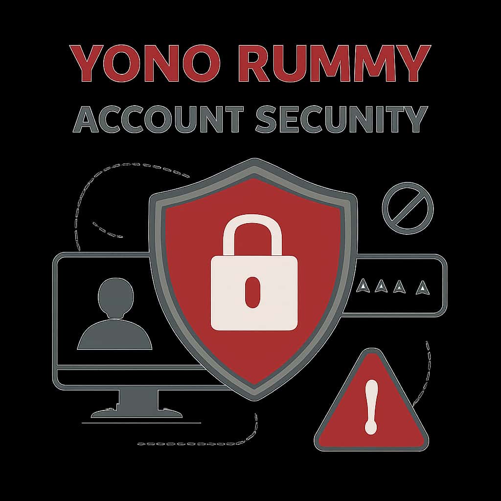 Illustration explaining Yono Rummy Account Security.