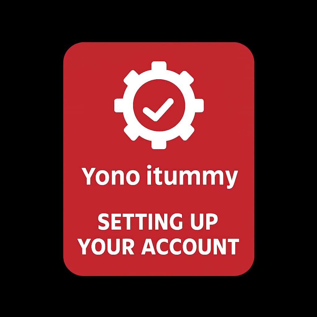 A badge icon symbolizing guidance for setting up a Yono Rummy account.