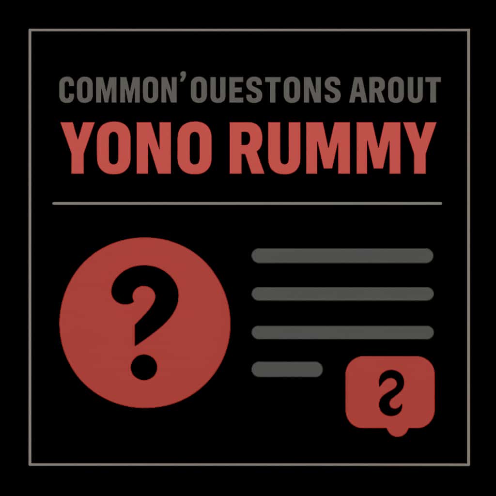 An educational diagram depicting Yono Rummy's major aspects.