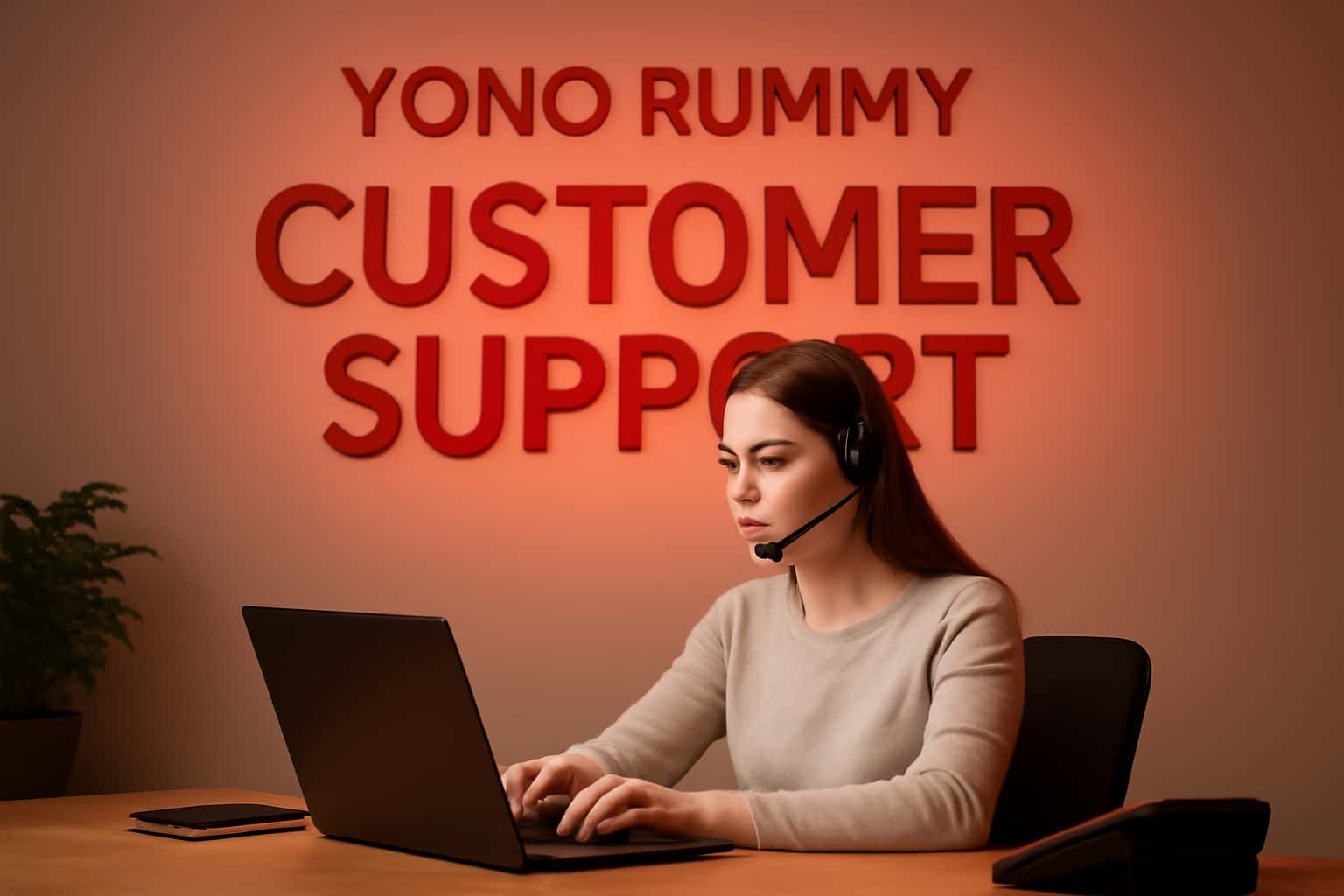 Visual representation of Yono Rummy Customer Support highlighting assistance options.
