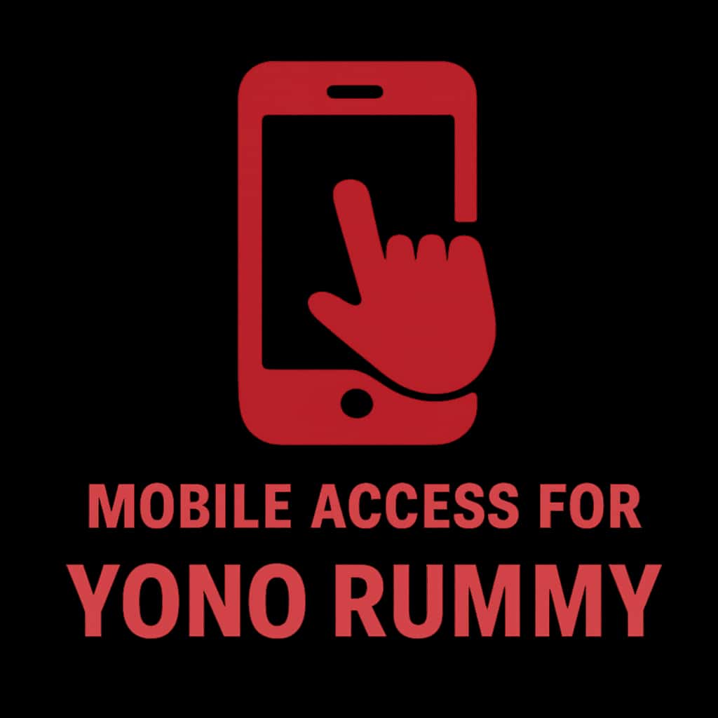 Icon representing Mobile Access for Yono Rummy.