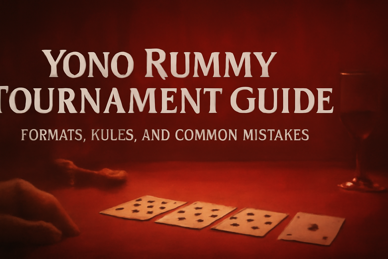 An informational scene depicting the Yono Rummy platform navigation guide.
